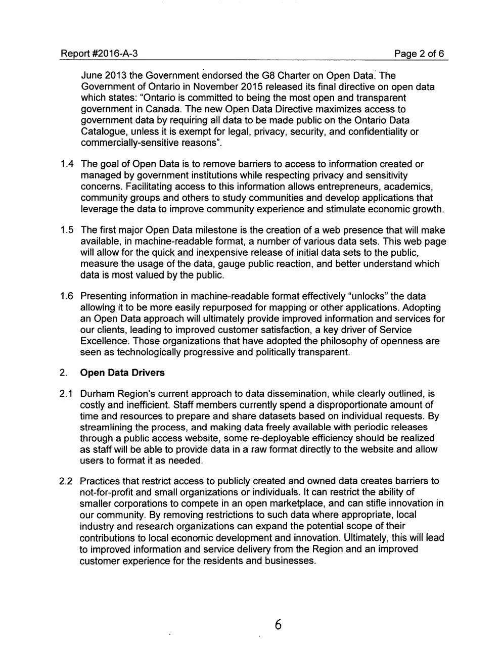 Page 2 of 6, RoD Open Data Initiative