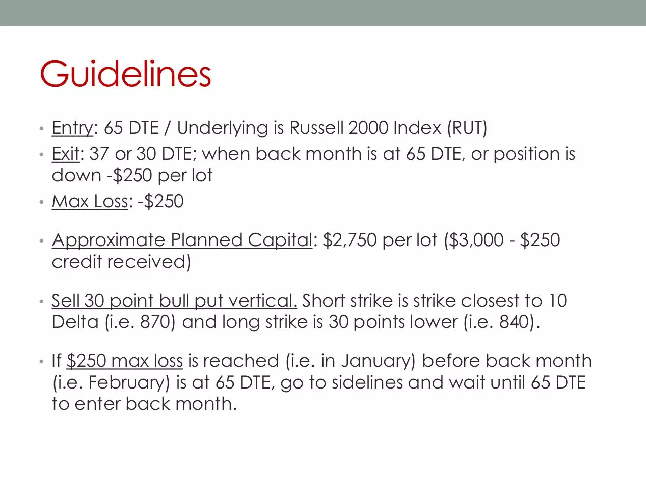 Page 3 of 39, The Bull Trade Summary