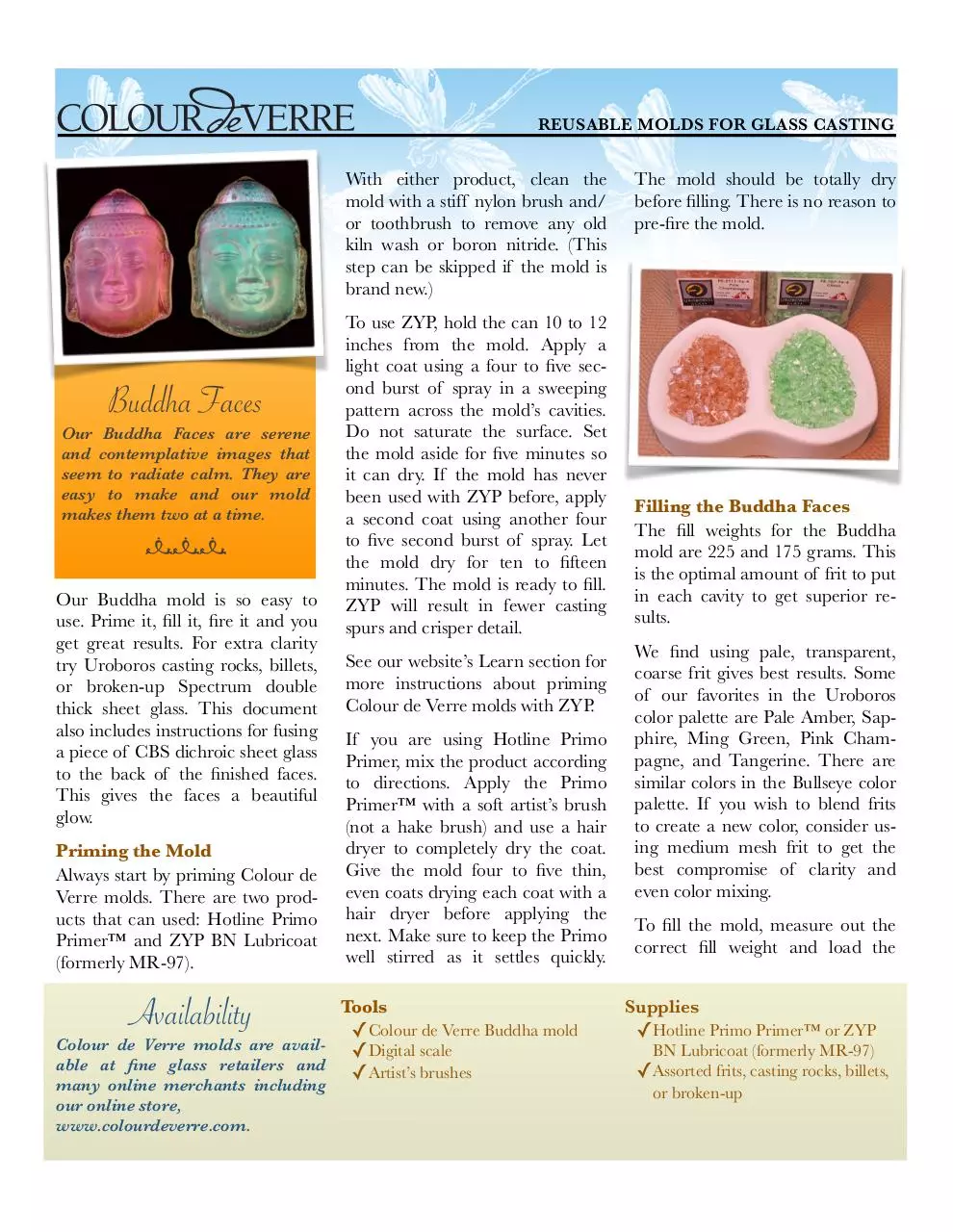 Page 1 of 3, BuddhaFacesProject fused glass