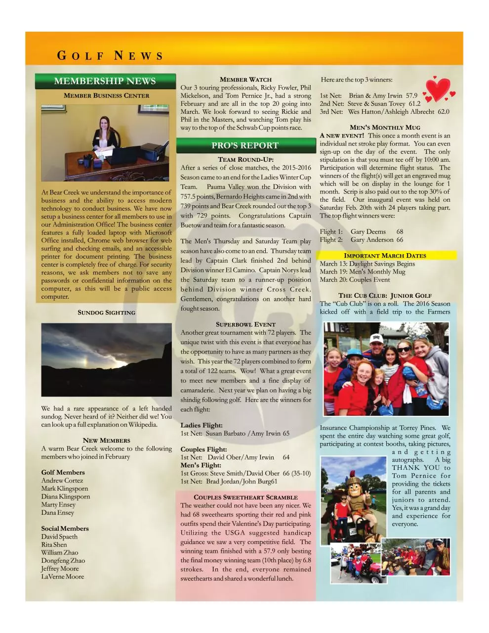 Page 2 of 4, Newsletter PDF