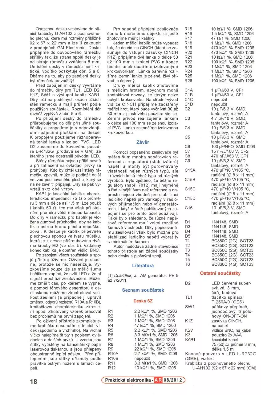 Page 4 of 4, zesilovac sumu