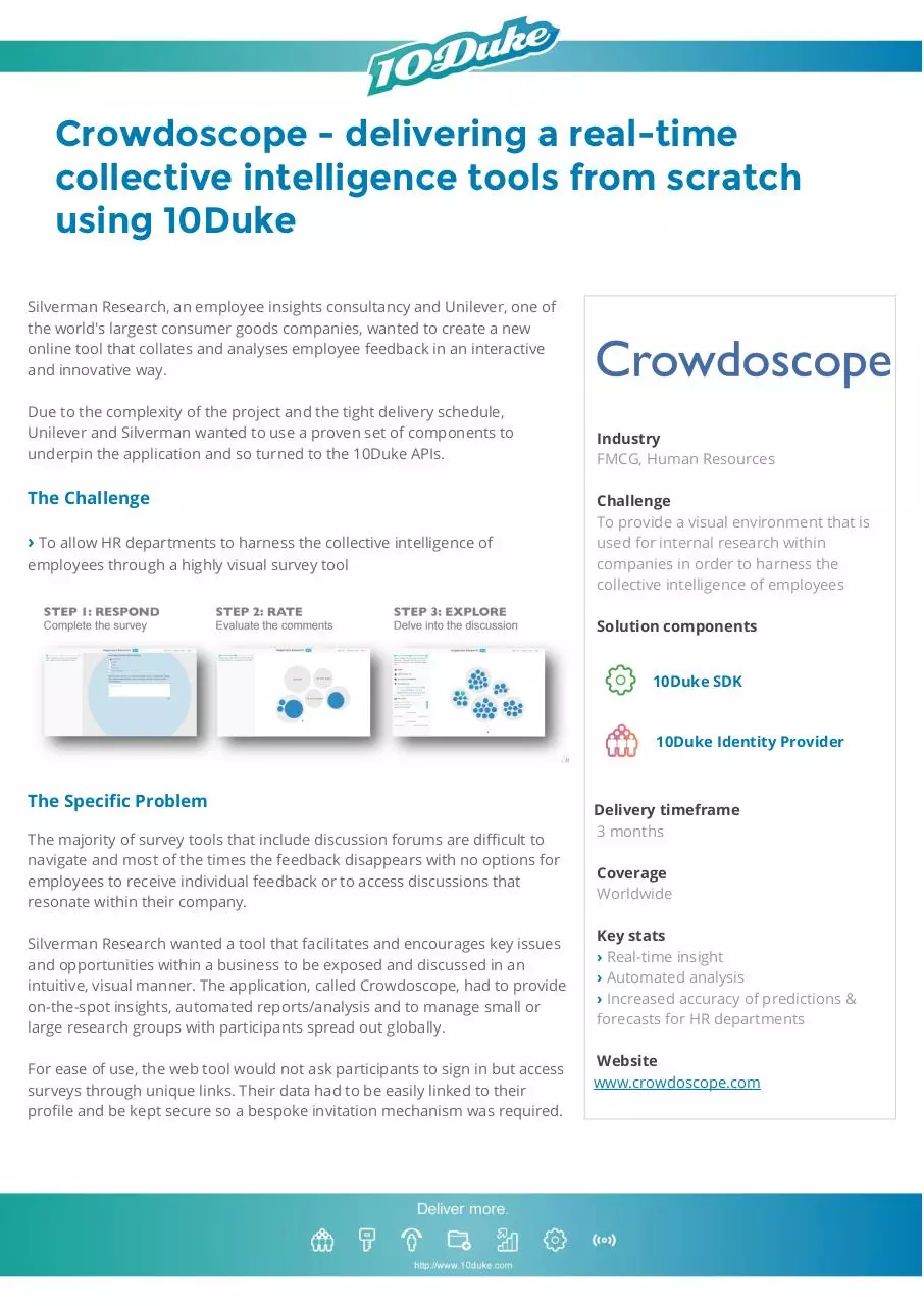 Page 1 of 2, 10Duke Case Study Crowdoscope