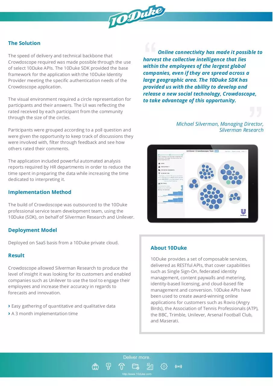 Page 2 of 2, 10Duke Case Study Crowdoscope