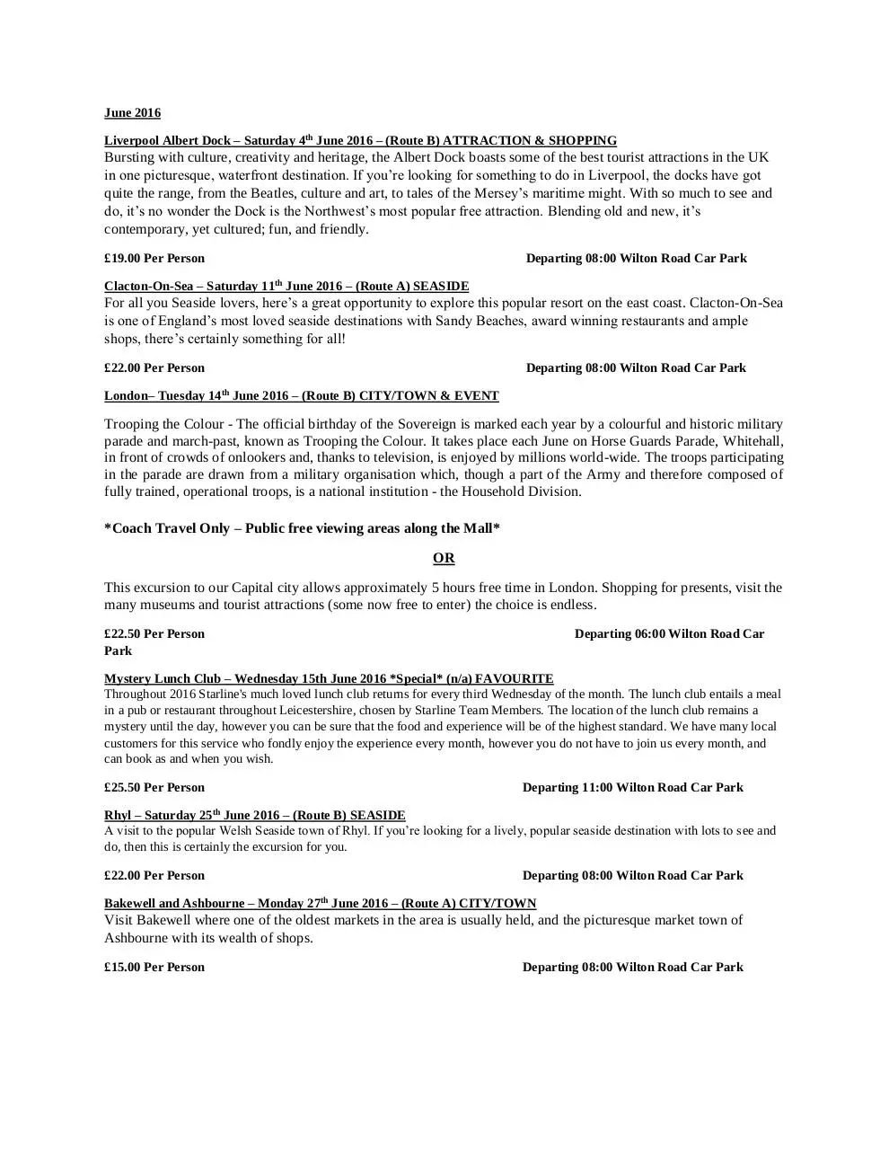 Page 3 of 3, Day Excusions April June 2016