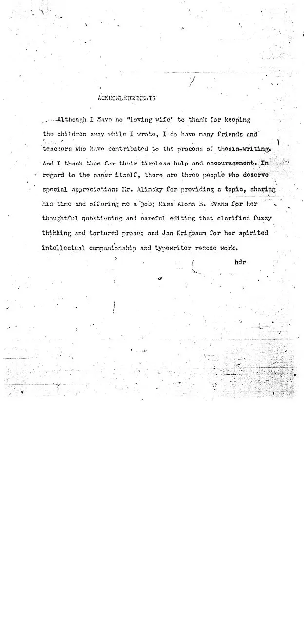 Page 4 of 92, HillaryClintonThesisSaulAlinsky