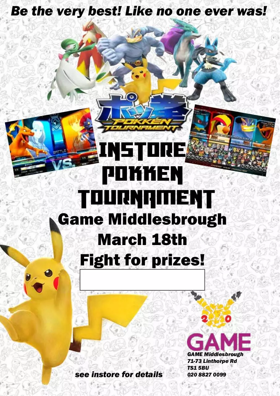 Page 1 of 1, pokkenposter