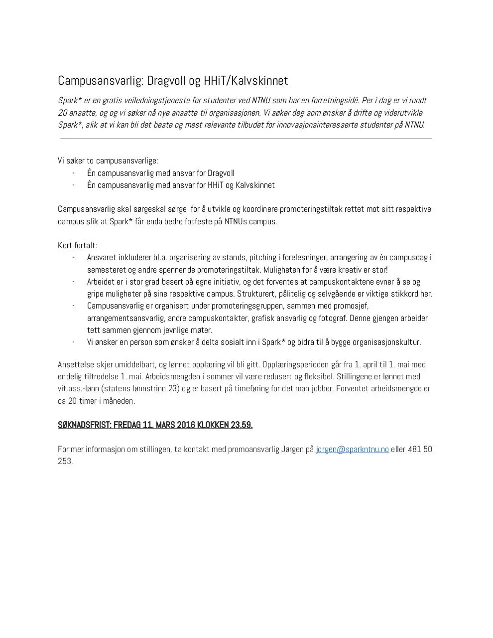 Document preview - Campusansvarlig - Google Dokumenter.pdf - Page 1/1