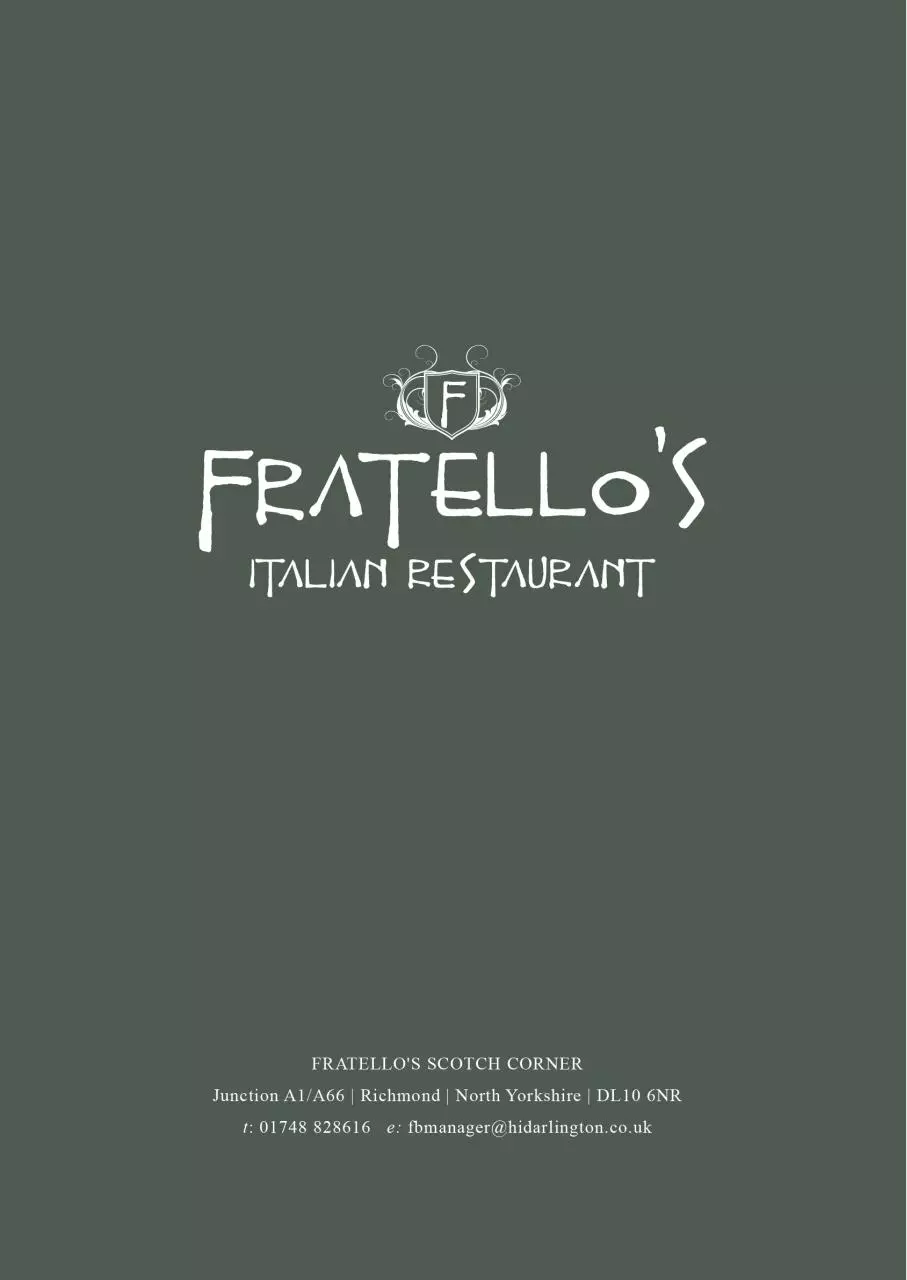 Page 1 of 2, Fratellos SCOTCH CORNER menu(Web)