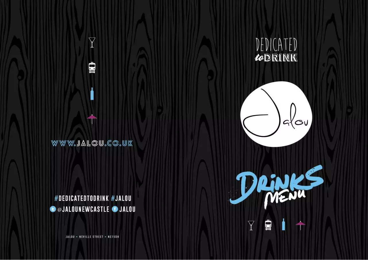 Page 1 of 12, Jalou A5 Drinks Menu 27Apr