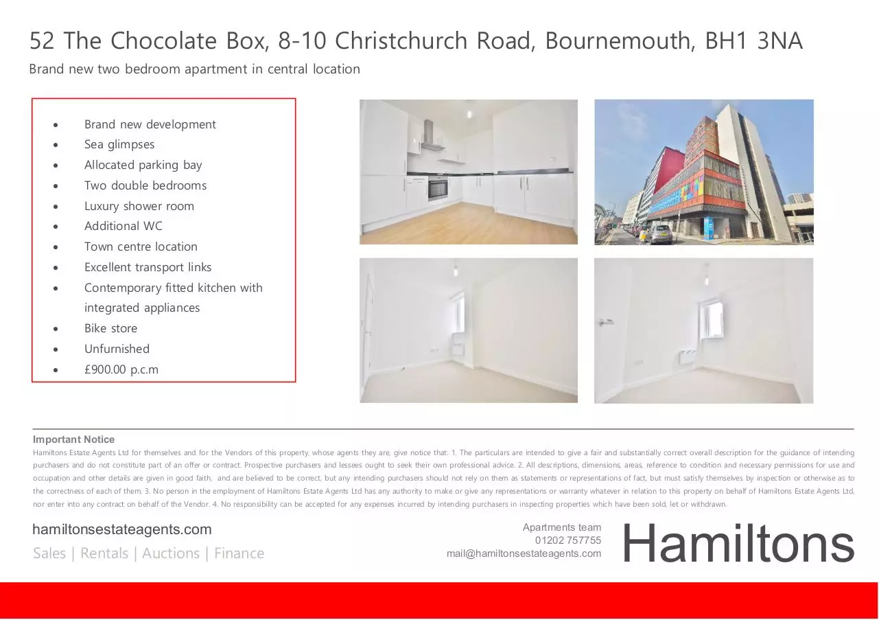 Page 2 of 2, Chocolate Box 52 Brochure