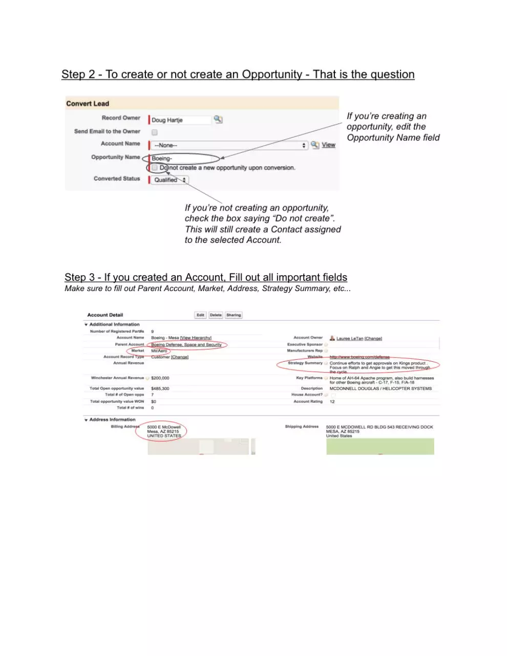 Page 2 of 2, Converting a Lead