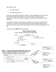 Page 1, Converting a Lead