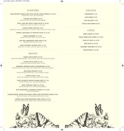 Page 2, Empire A la carte menu