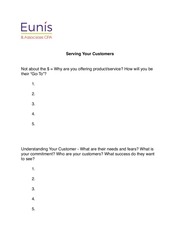 Page 1, 30 Day KS Knowing Your Customers Eunis Logo