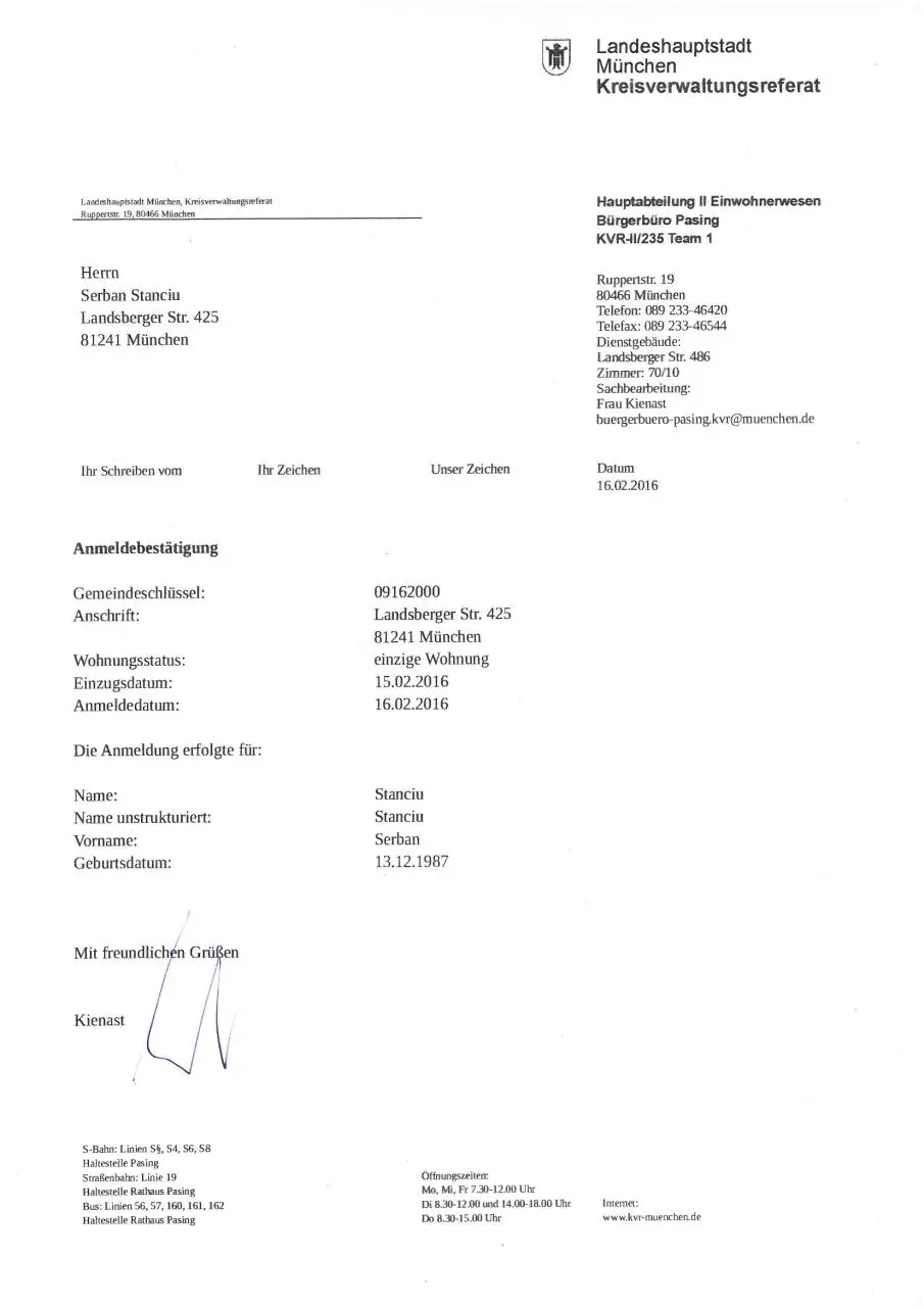 Page 1 of 21, Unterlagen