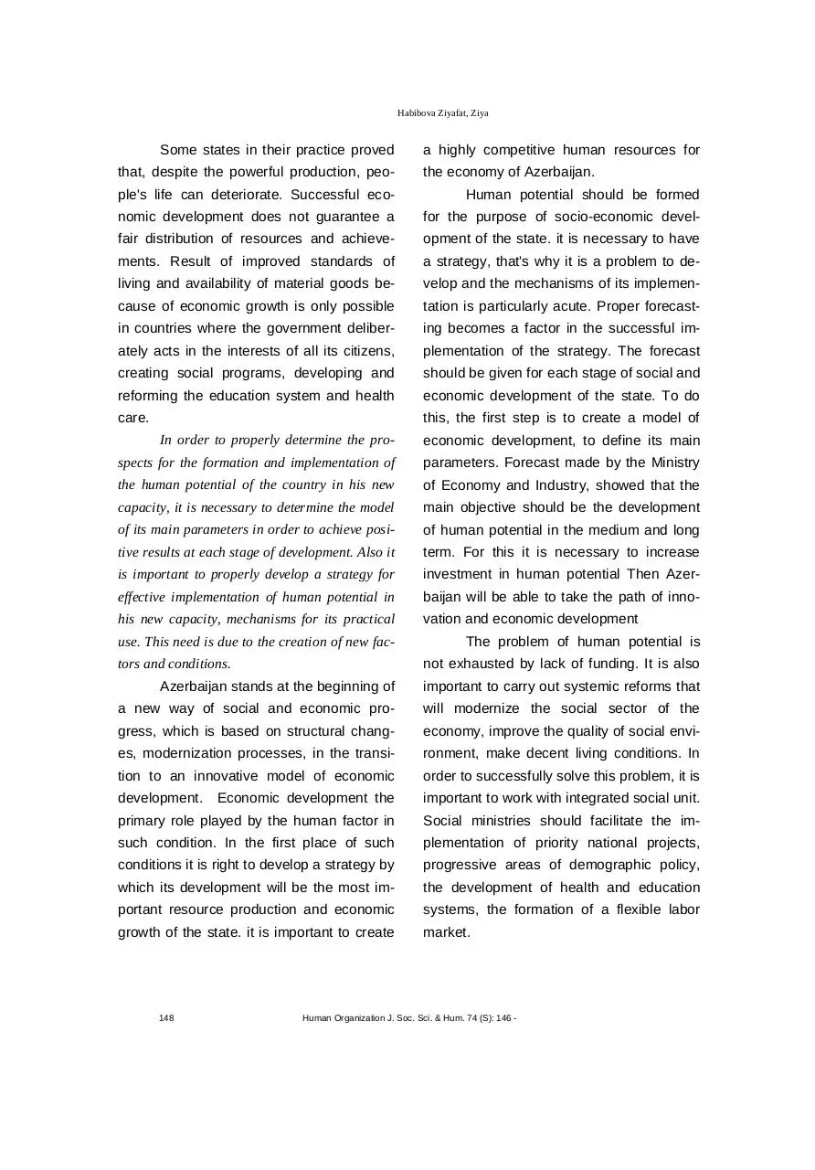 Page 2 of 16, Ziyafat Habibova Human Organization J 74 2015