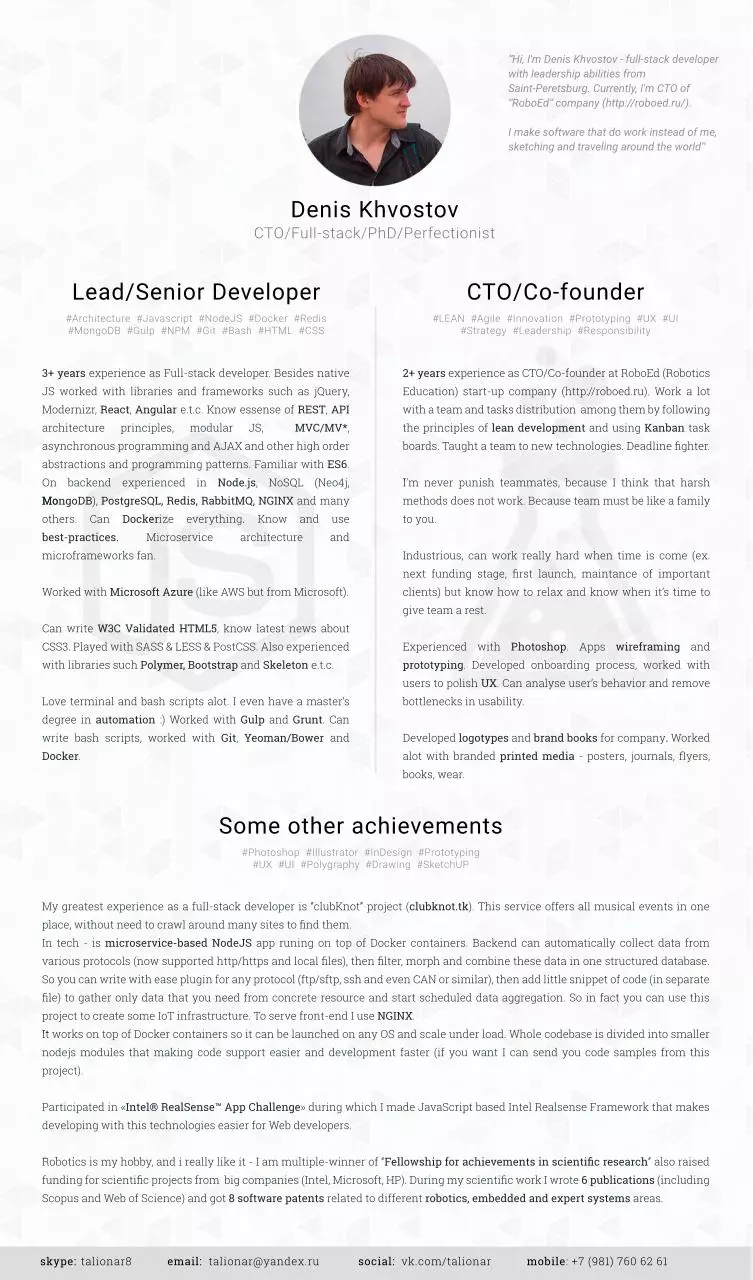 Document preview - CV.pdf - Page 1/1