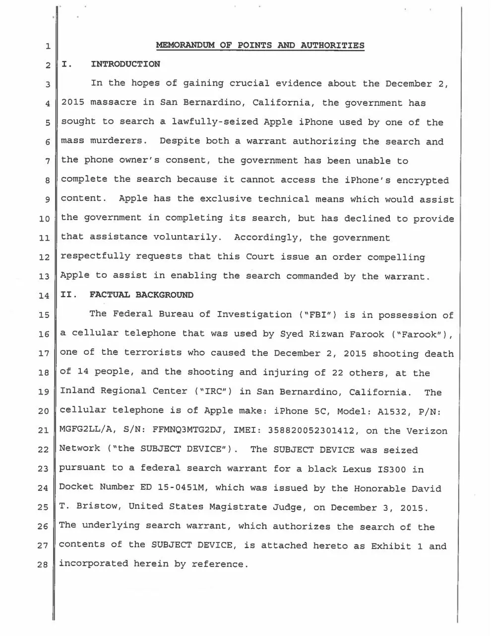 Page 3 of 40, 1 Motion seeking Apple assist