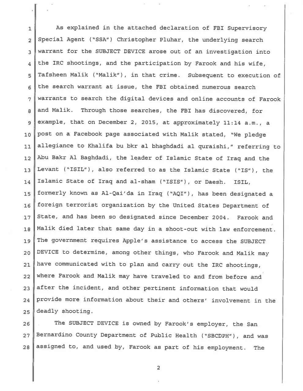 Page 4 of 40, 1 Motion seeking Apple assist
