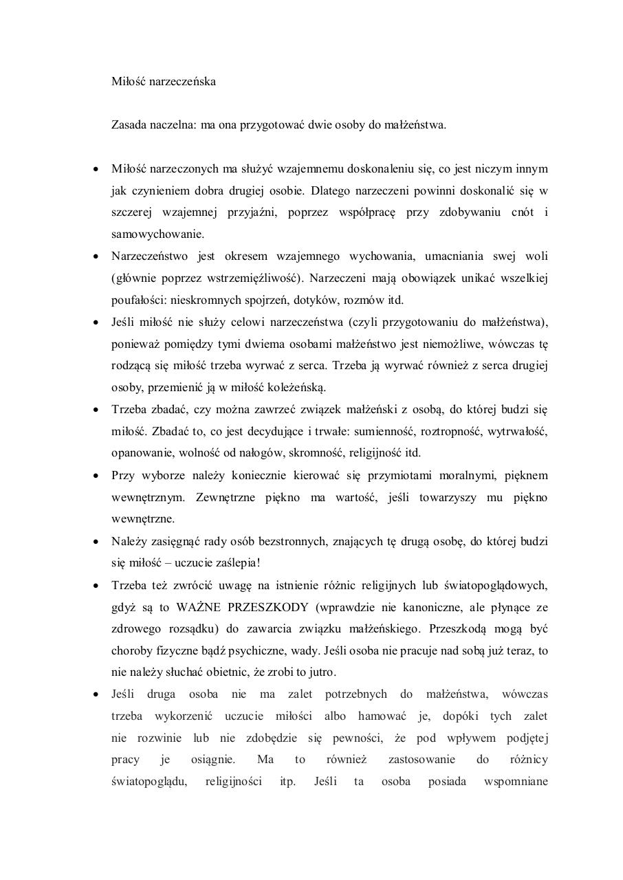 Document preview miÅ‚oÅ›Ä‡ narzeczeÅ„ska.pdf - page 1/2