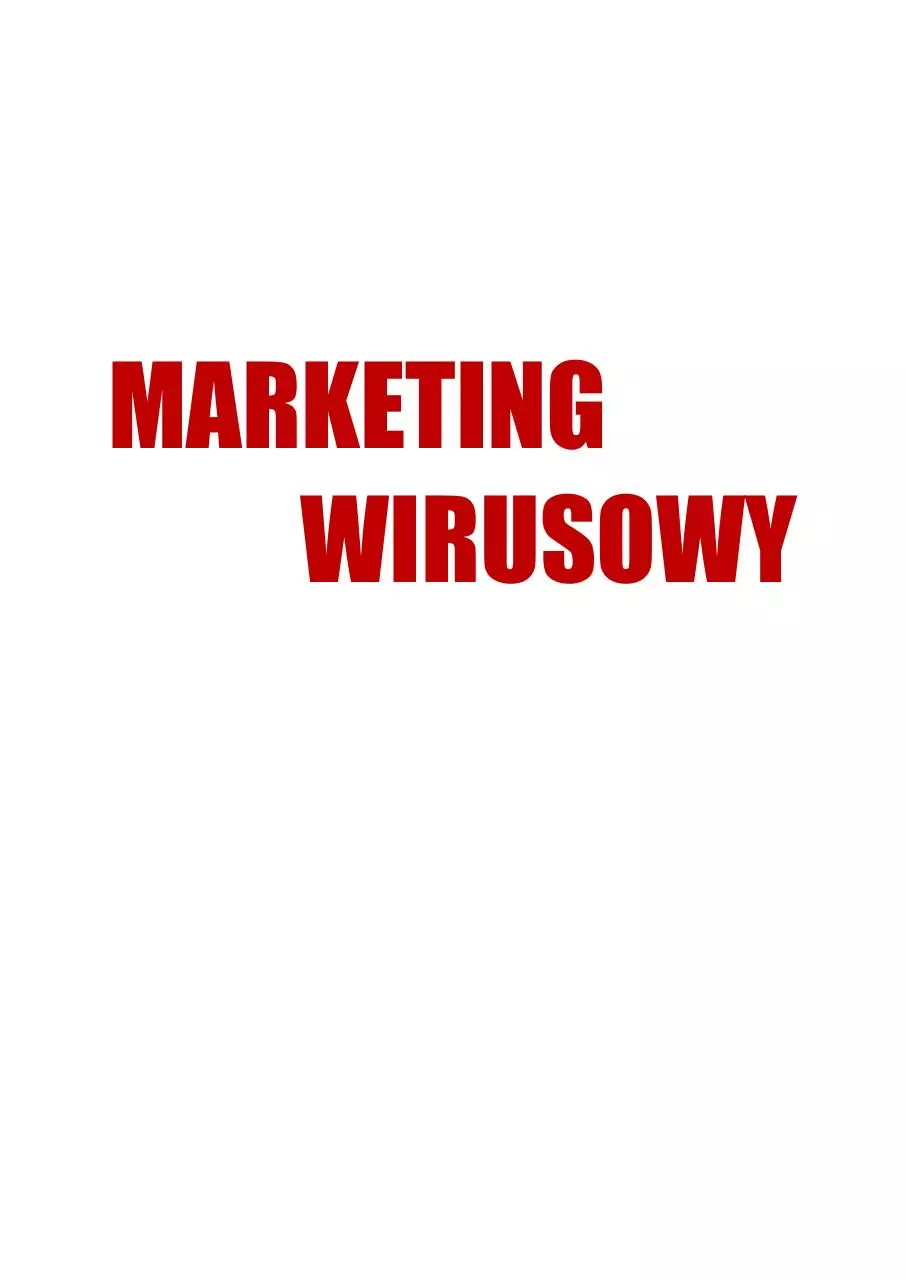 Page 1 of 12, marketing wirusowy
