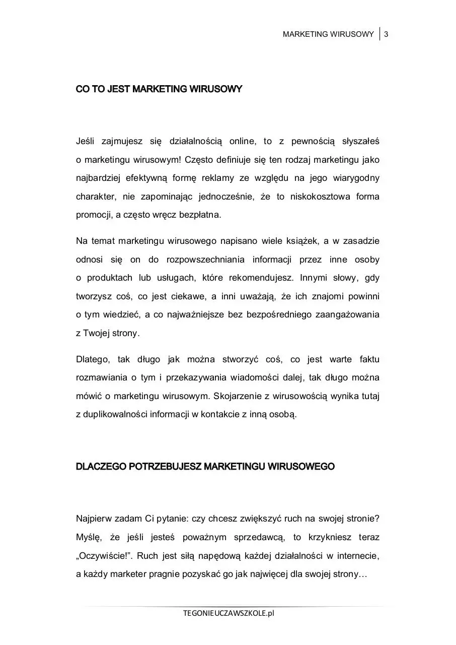 Page 3 of 12, marketing wirusowy