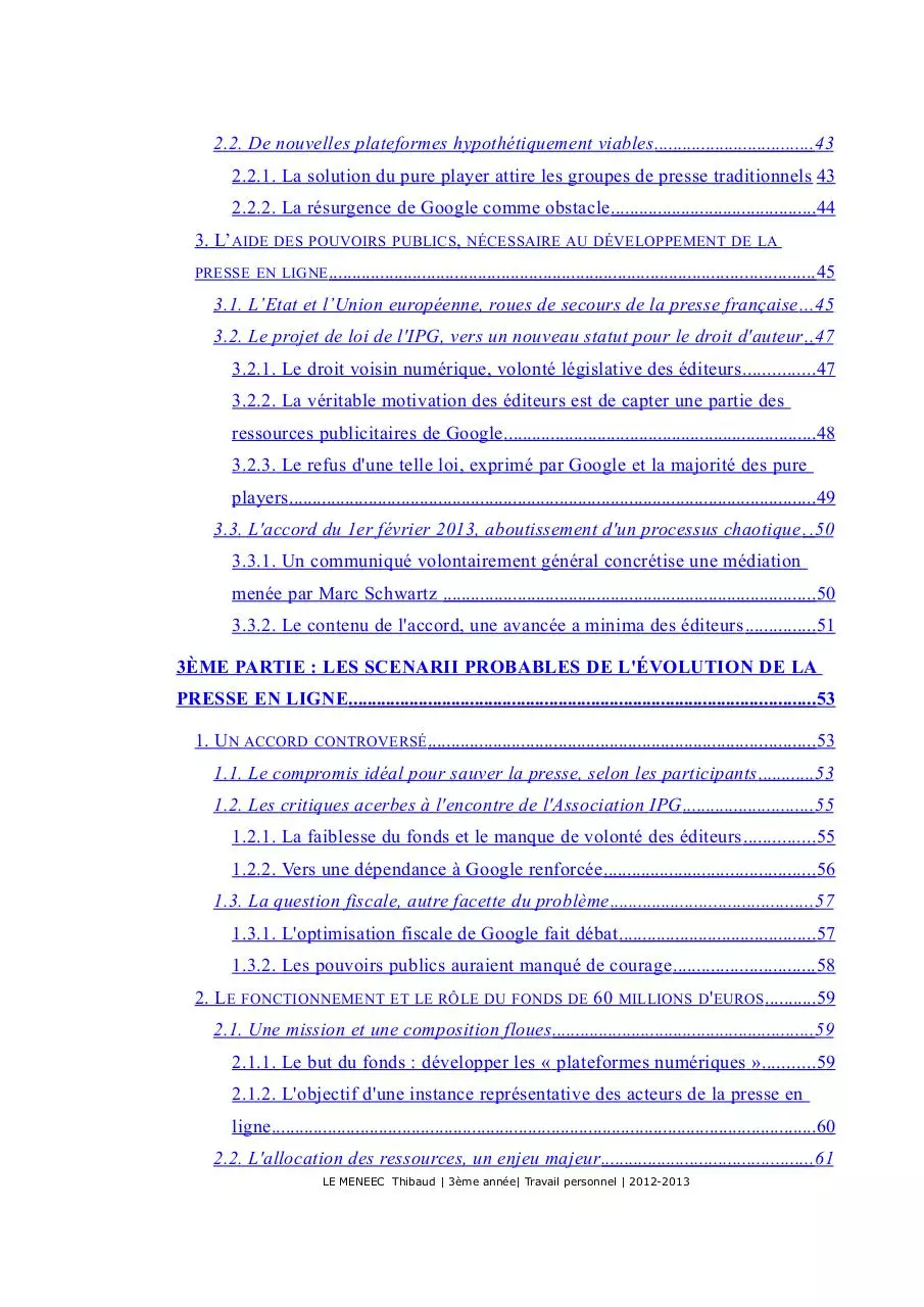 Page 4 of 79, Mémoire de troisième année