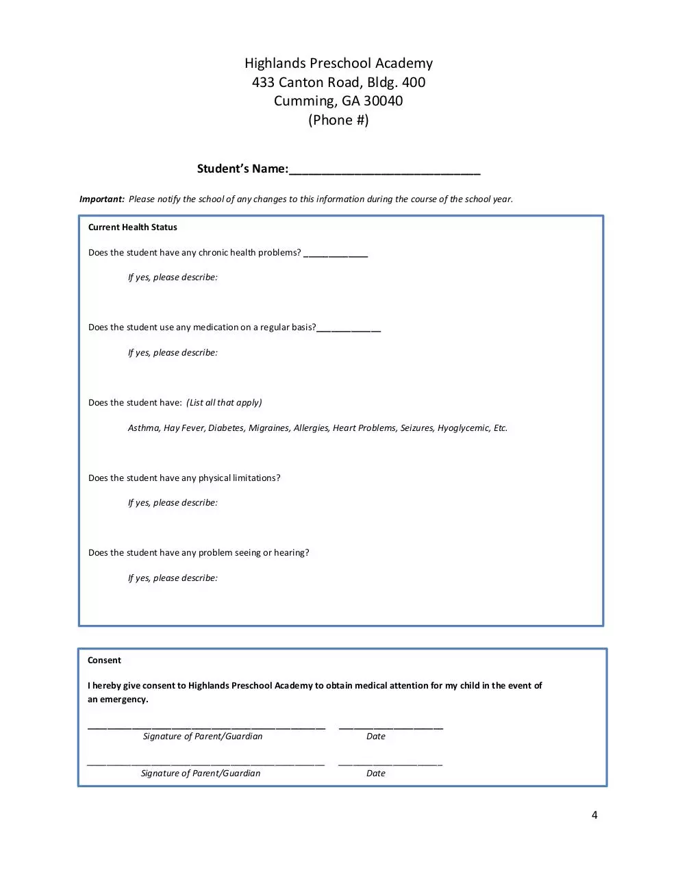 Page 4 of 8, HPA APPLICATION DIGITAL