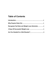 Page 2, Ebook Diet Myths Revealed