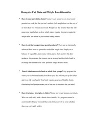 Page 5, Ebook Diet Myths Revealed