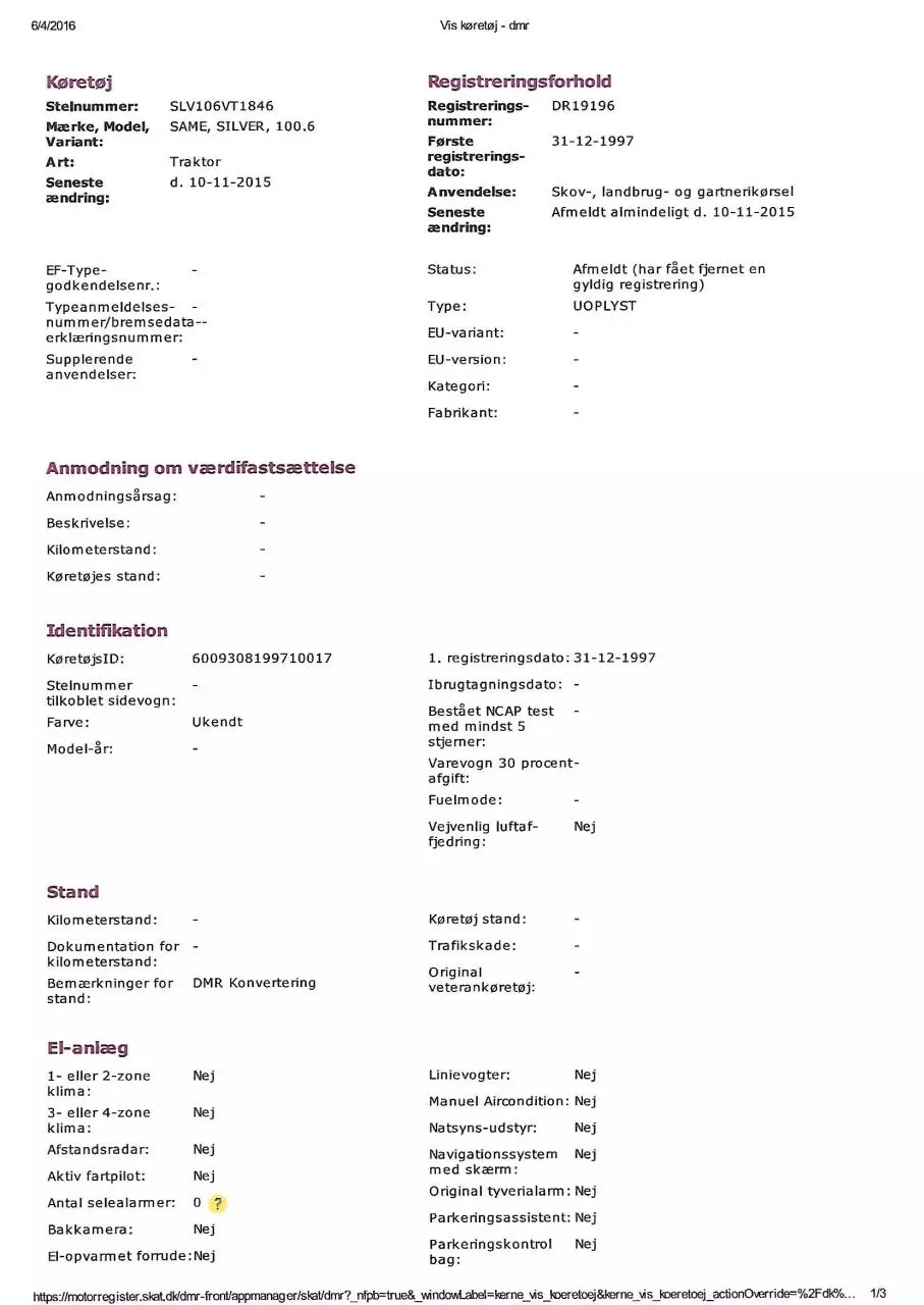 Page 1 of 1, odjava DK