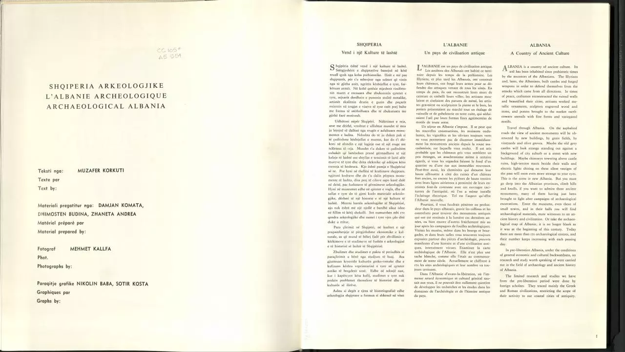 Page 5 of 102, Shqiperia Arkeologjike 1971 myzafer korkuti