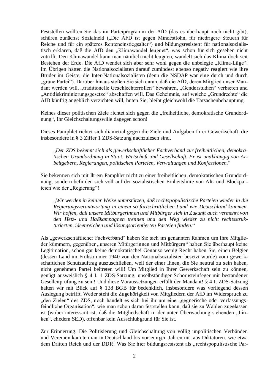 Document preview 002. Abmahnung Villmann.pdf - page 2/3