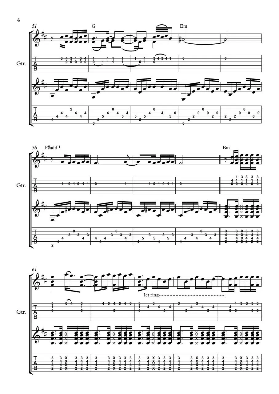 Page 4 of 6, Persia Full Score