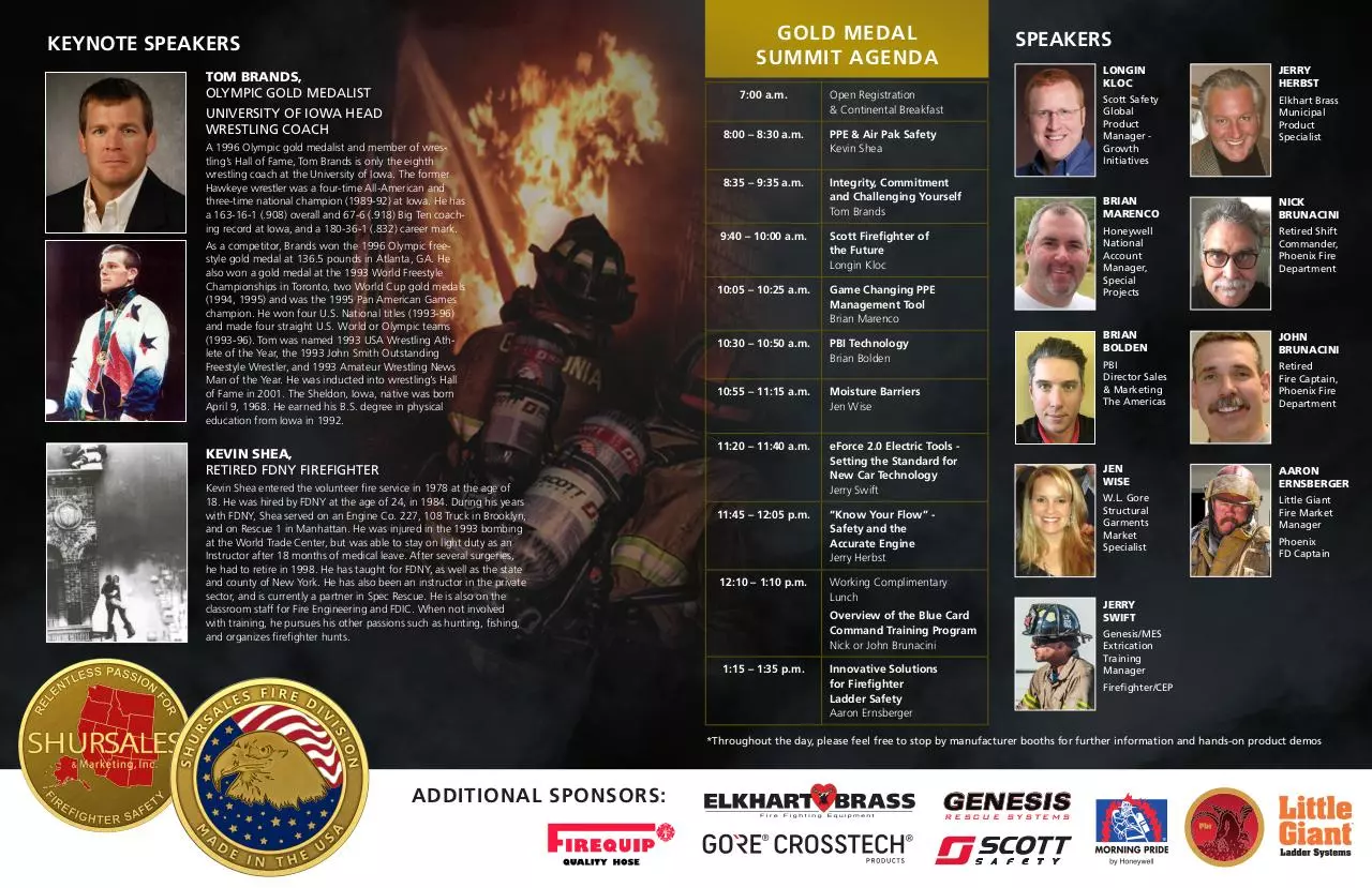 Page 2 of 3, GoldMedalSafetySummit v4[4] FINAL