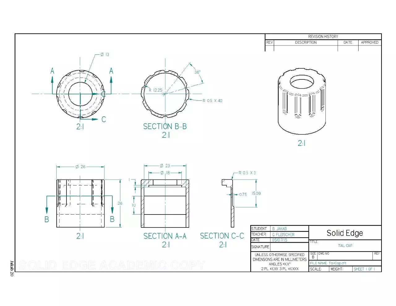 Page 5 of 16, SureFire CAD Final Project