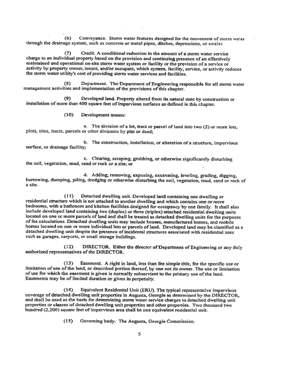Page 5 of 20, Repeal Petition For Stormwater Ordinance No 7498 3