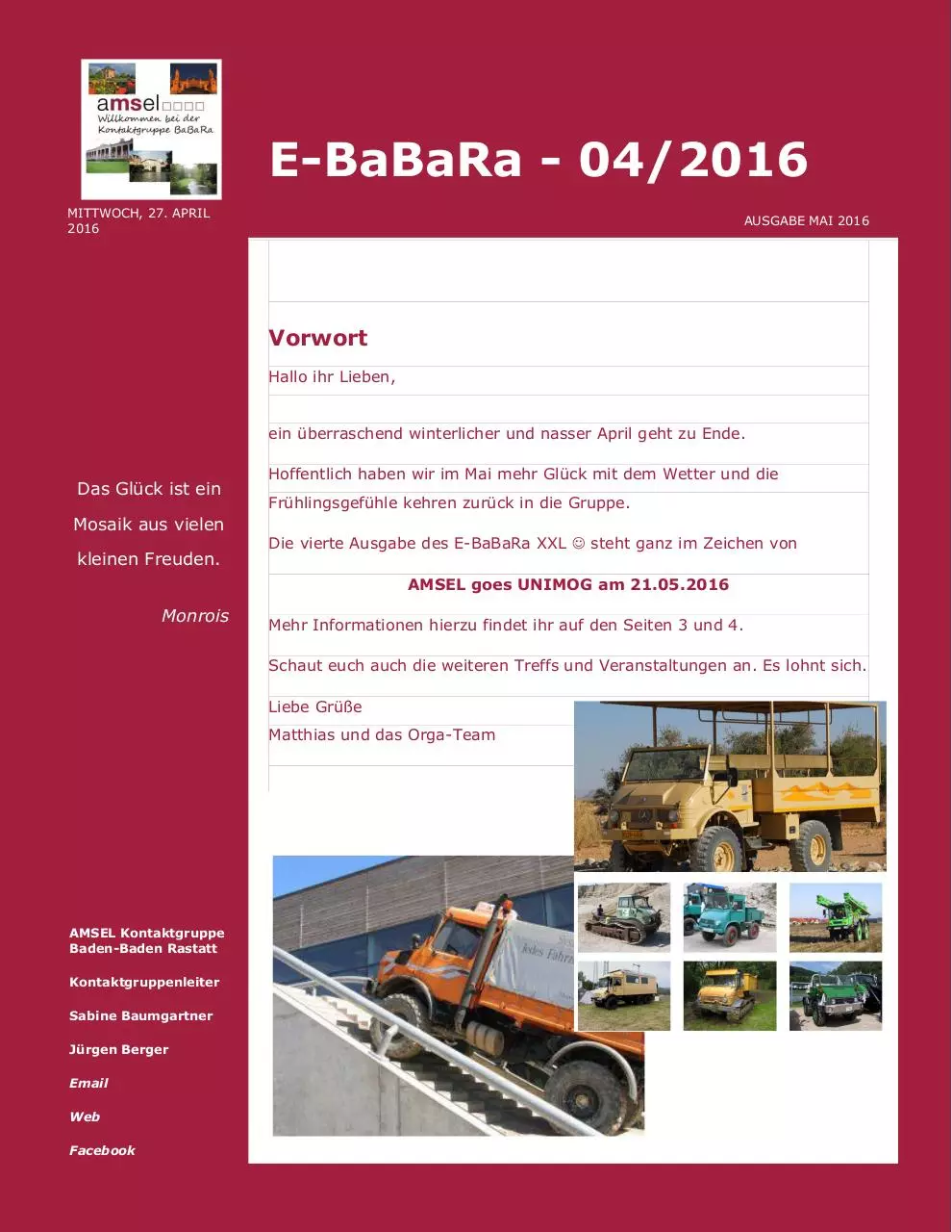 Page 1 of 7, E BaBaRa 04 2016