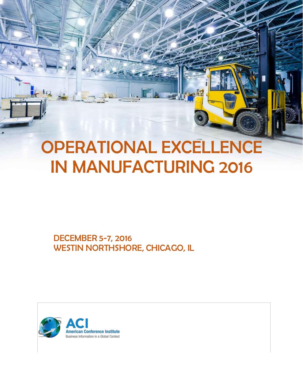 Operational Excellence Summit - Program (Draft).pdf - page 1/8