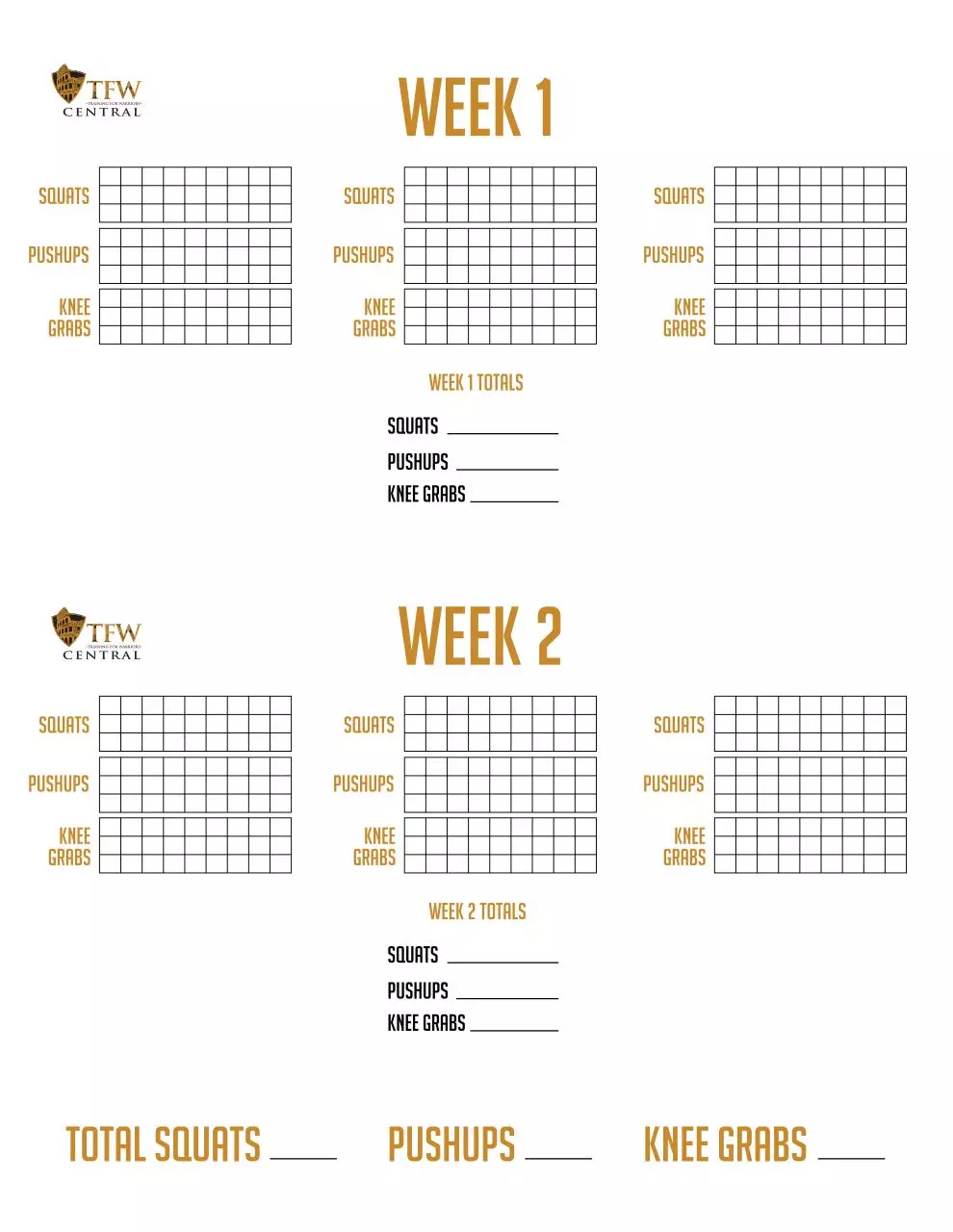Page 2 of 2, Exercise Grid