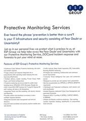 Page 1, ESP Group Protective Monitoring Services
