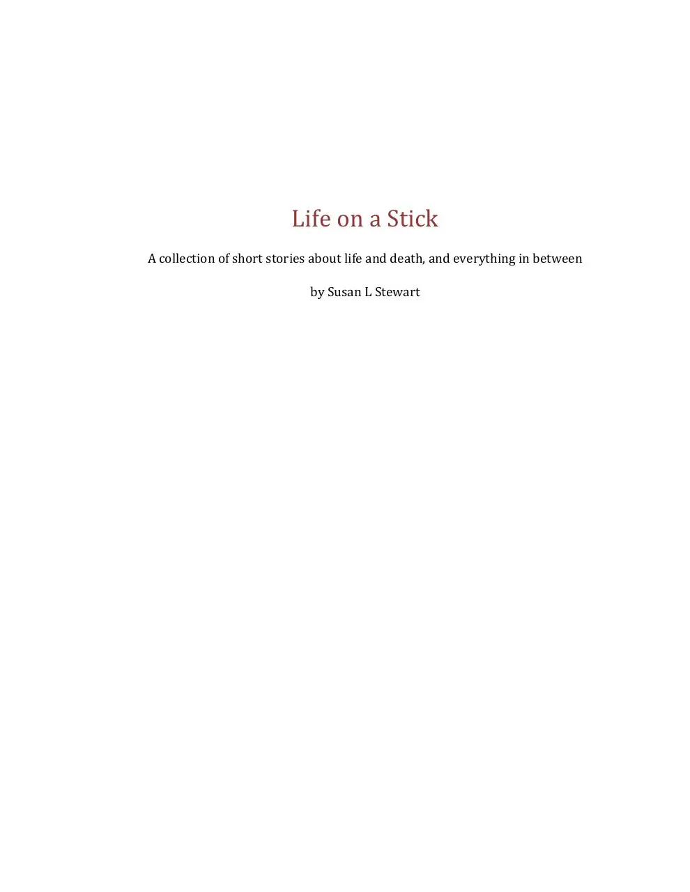 Page 1 of 34, LifeOnAStick