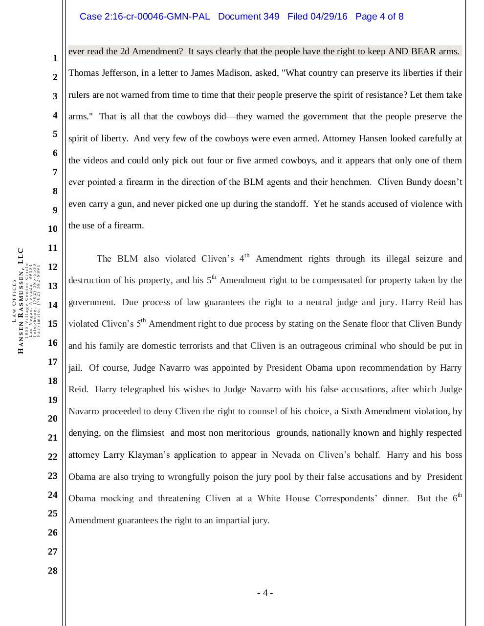 349 Bundy Objection to Protection Order.pdf - page 4/8