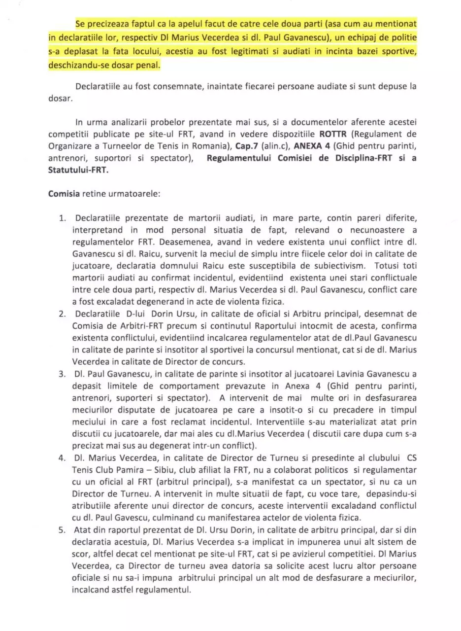 Page 2 of 4, Comisia disciplina Incidente Cupa Pamira 2016