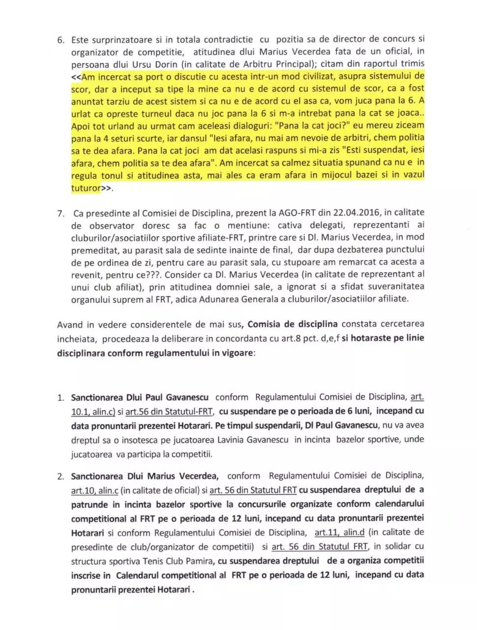 Page 3 of 4, Comisia disciplina Incidente Cupa Pamira 2016