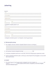 Page 1, leihvertrag kostenlos