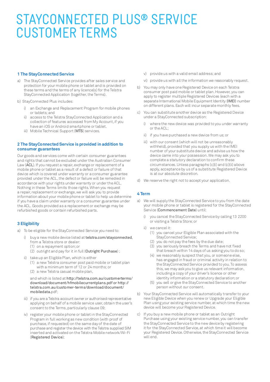 Document preview Telstra-StayConnected-Terms-and-conditions.pdf - page 2/5