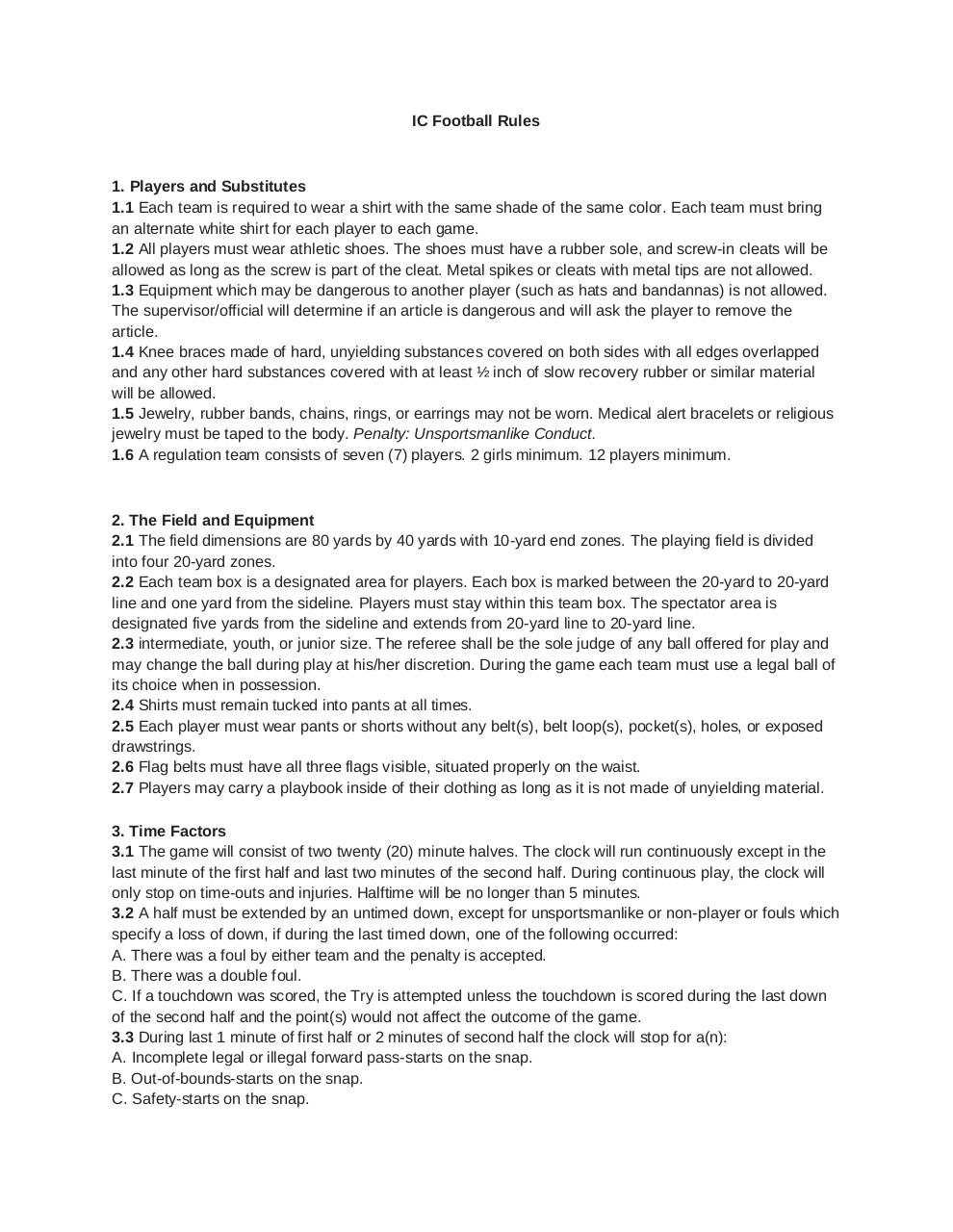 RevisedICFootballRules.pdf - page 1/6