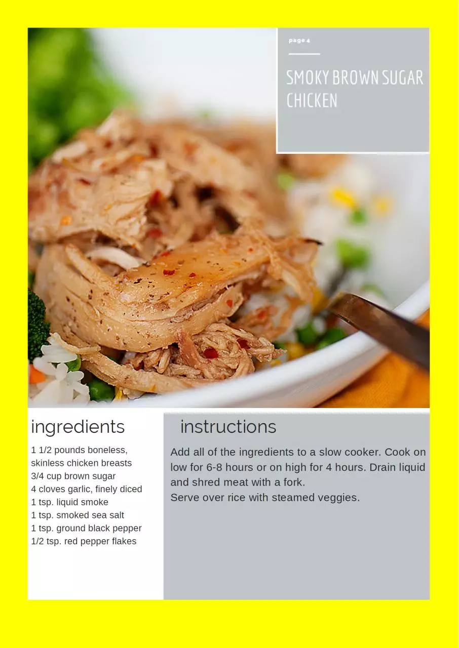 Page 4 of 14, Dinner Delights by OLIVIA WHITE