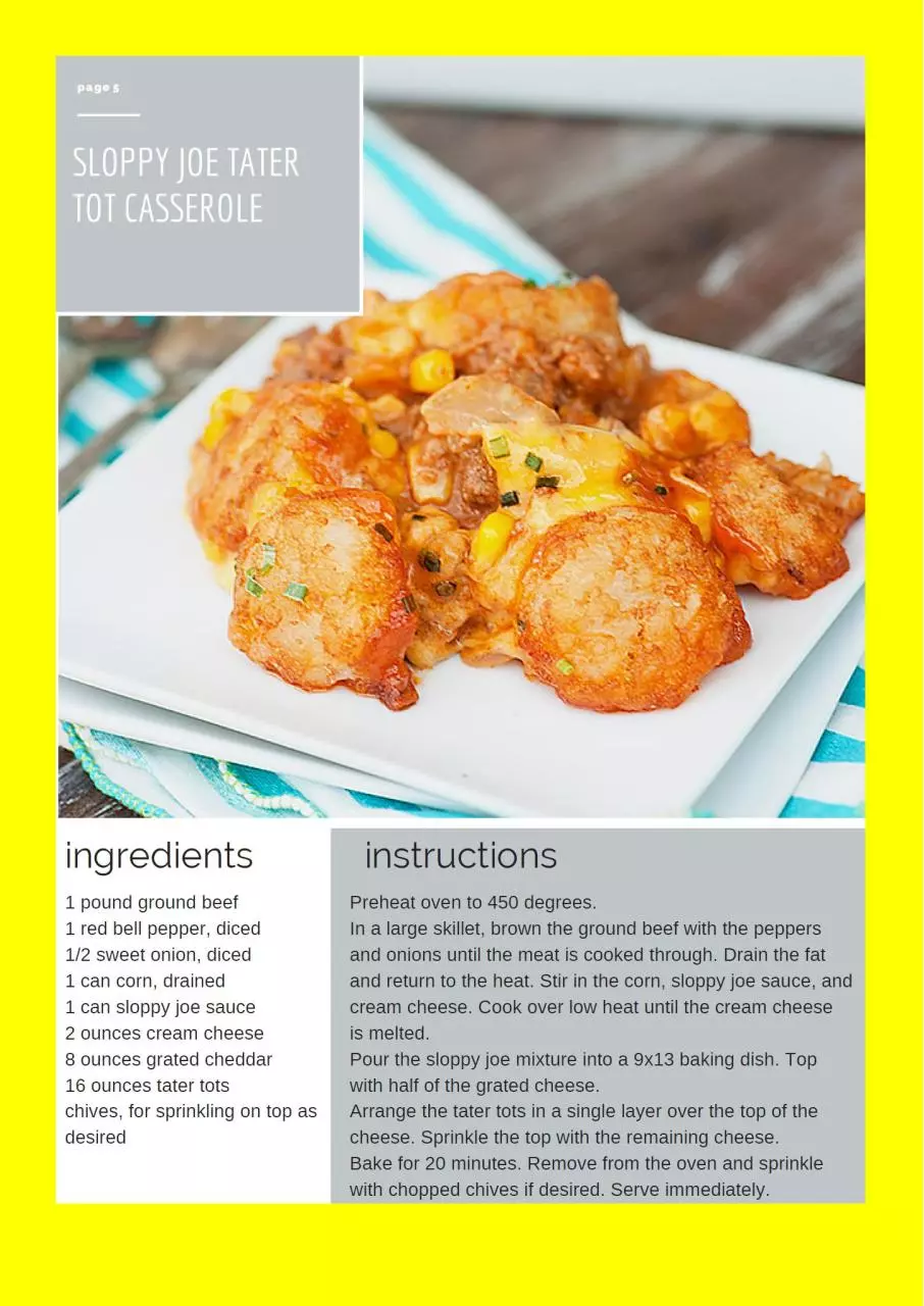 Page 5 of 14, Dinner Delights by OLIVIA WHITE
